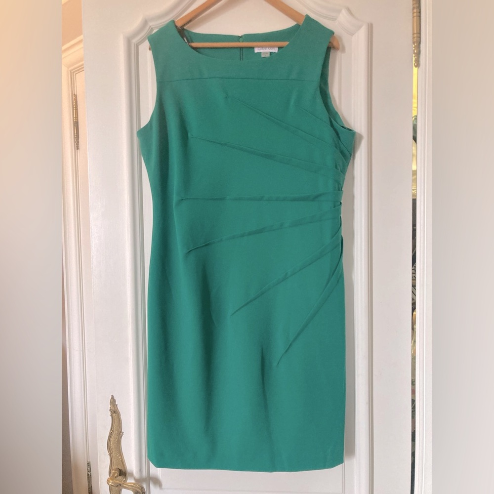 Calvin Klein sleeveless sheath dress